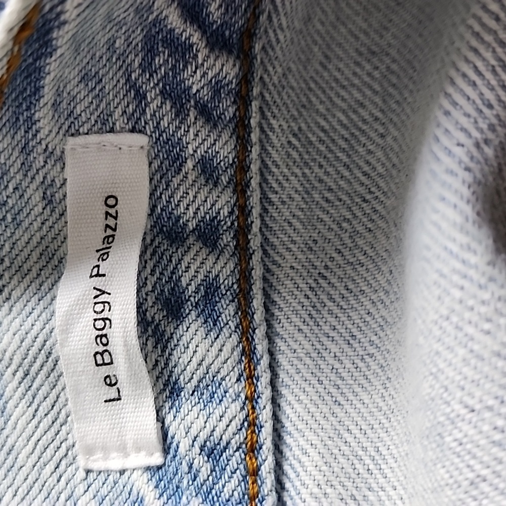 Frame Womens Le Baggy High Rise Palazzo Wide Leg Jeans 32 NWOT - Picture 8 of 8